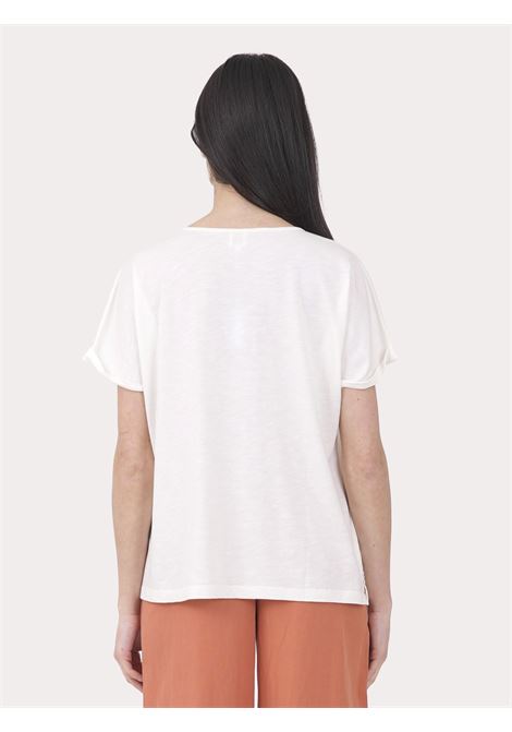T-shirt scollo a v morbido DES PETIT HAUTS | T- Shirt | ZAELINE-1E23022802066